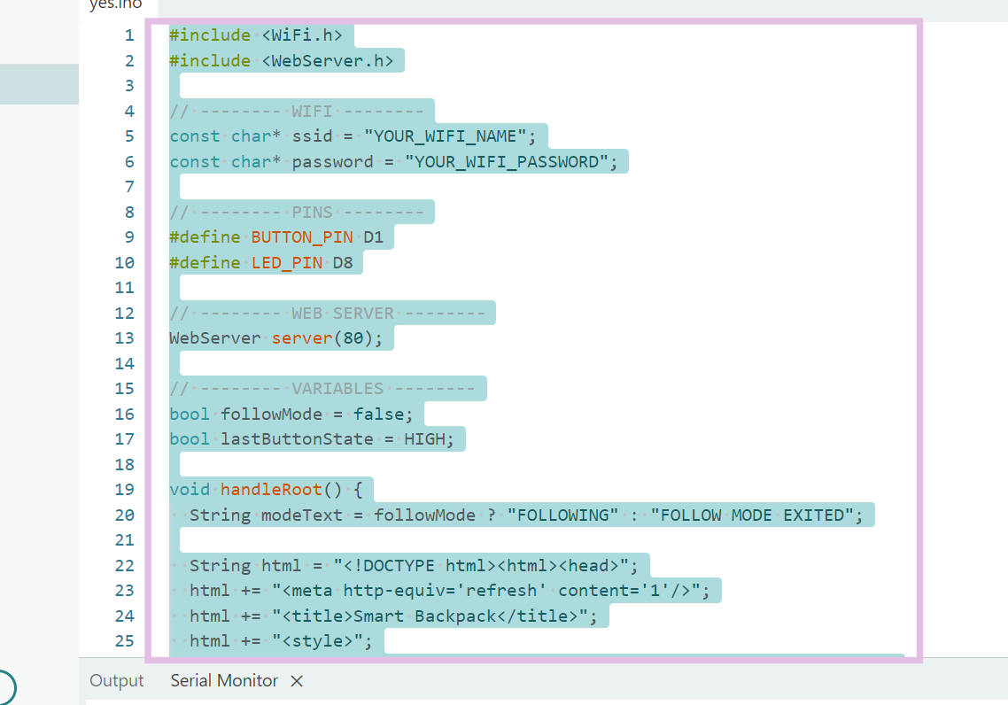 Editing website in VS Code
